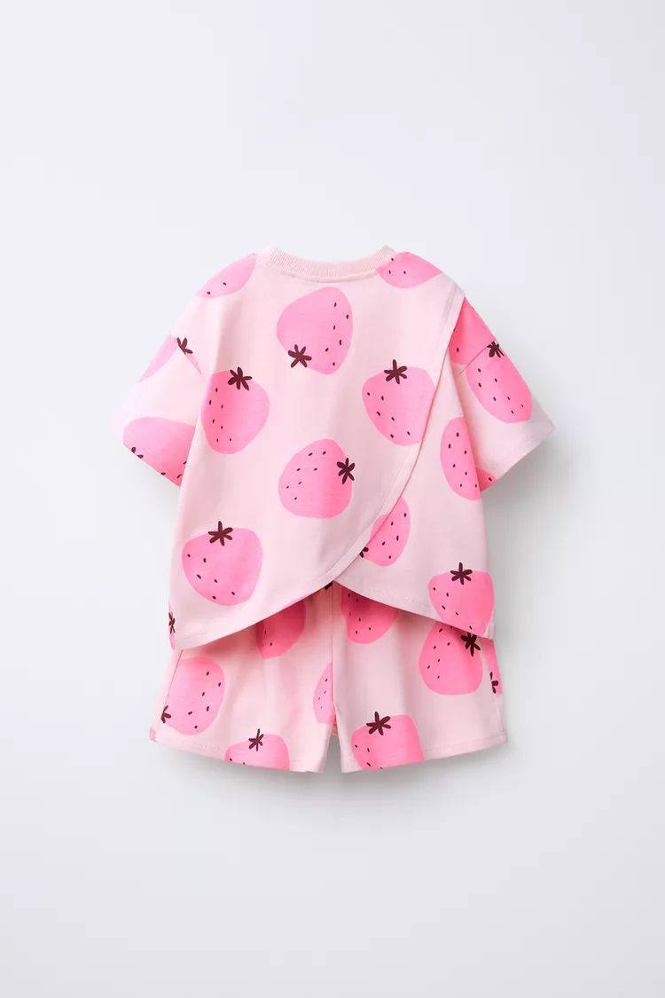 Strawberry Favorites - Shorts & Tshirt Set - 2-8Y