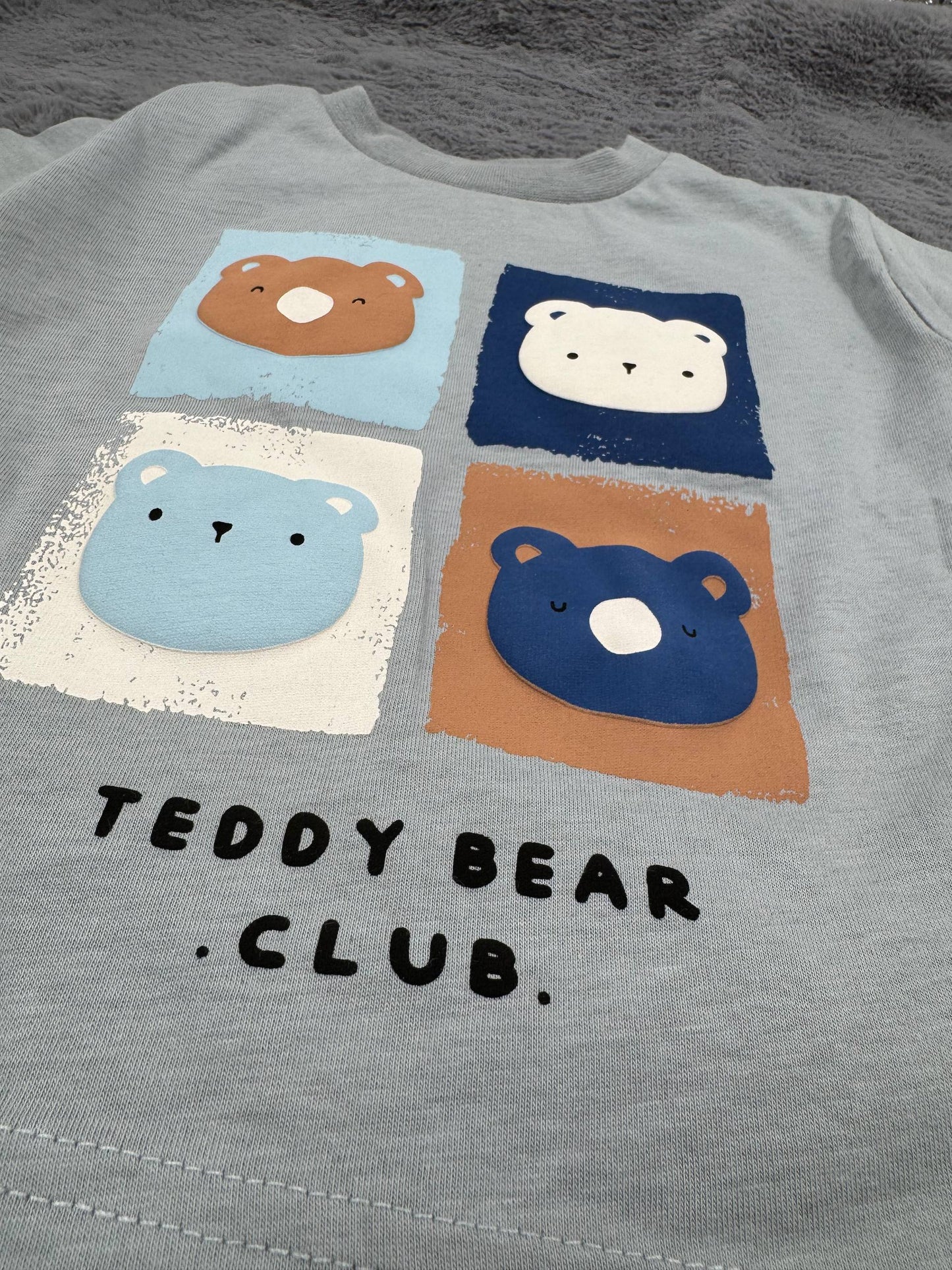 Teddy Bear Club - Pants & Tshirt Set - 6M-3Y