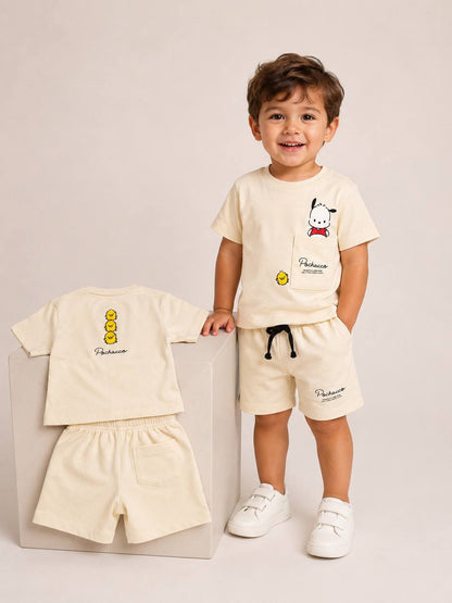 POCHACCO - Shorts & Tshirt Set - 2-7Y