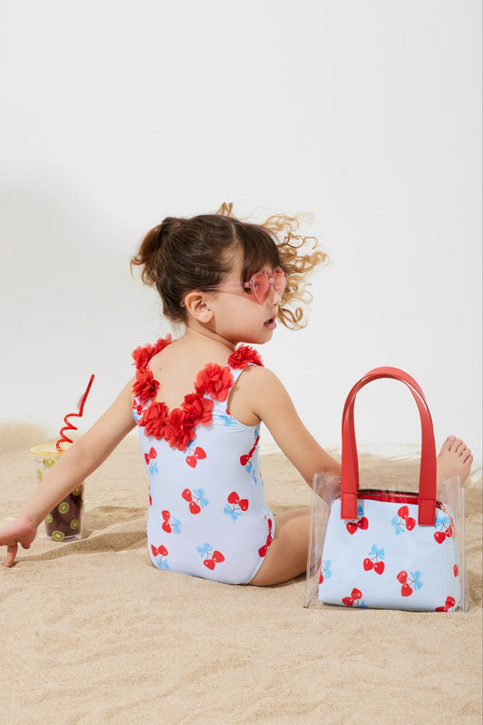 CHERRY One Piece Swimsuit - 3-10Y (Without Bag)