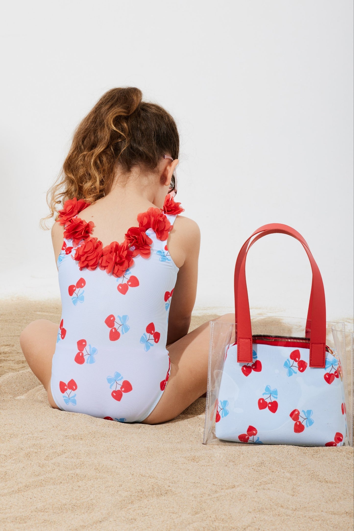 CHERRY One Piece Swimsuit - 3-10Y (With Bag)