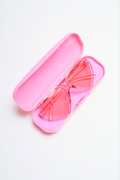 Pink Hearts Sunglasses - UV400