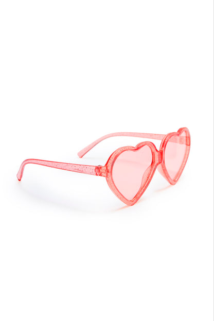 Pink Hearts Sunglasses - UV400