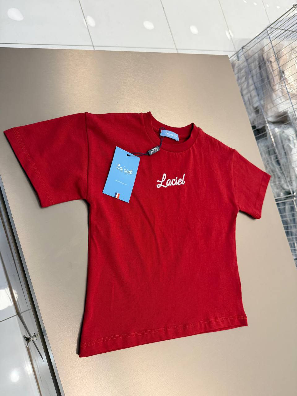 The Label Red Tshirt - 2-7Y