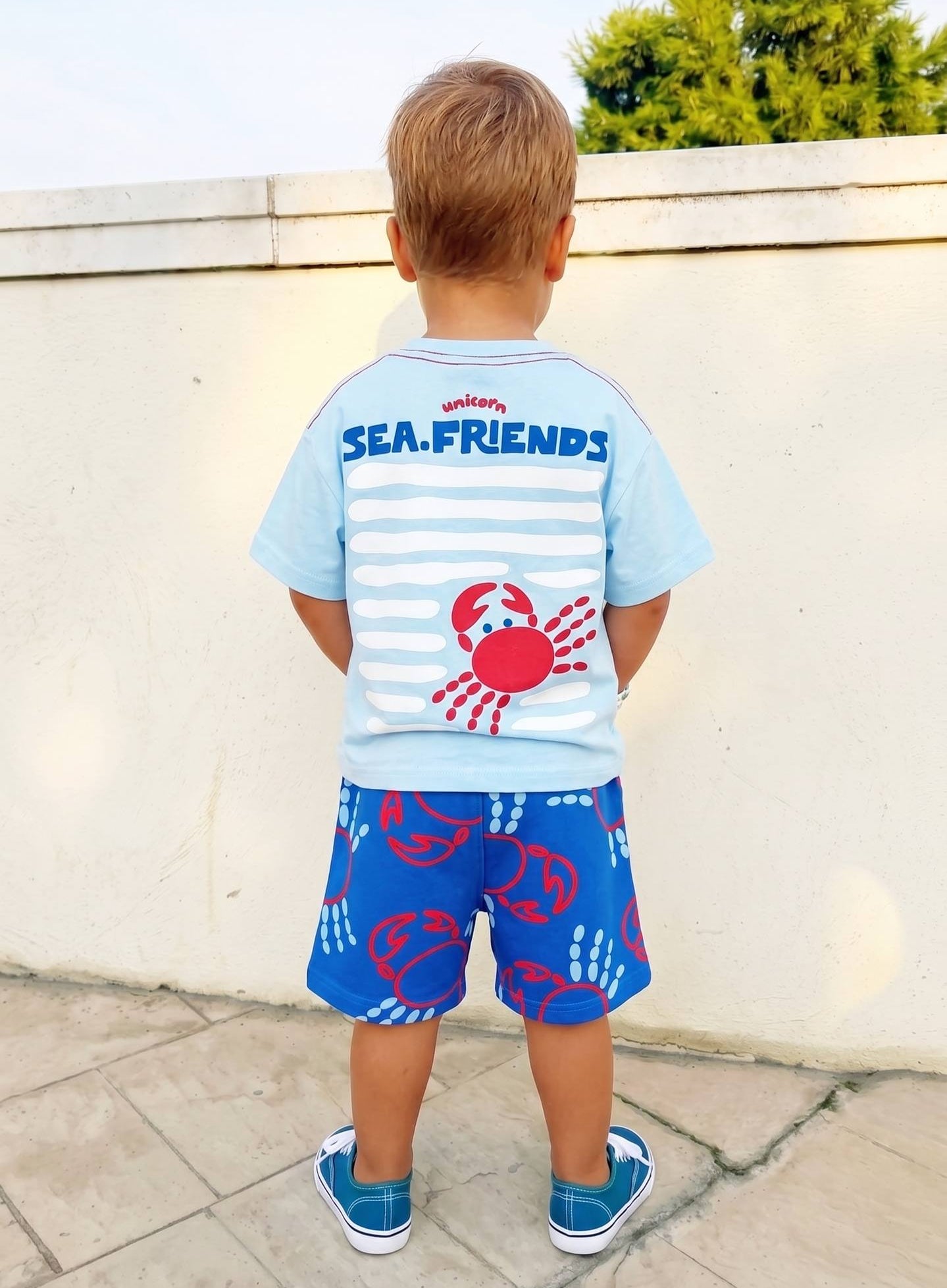 Sea Friends Shorts & Tshirt Set - 2-8Y