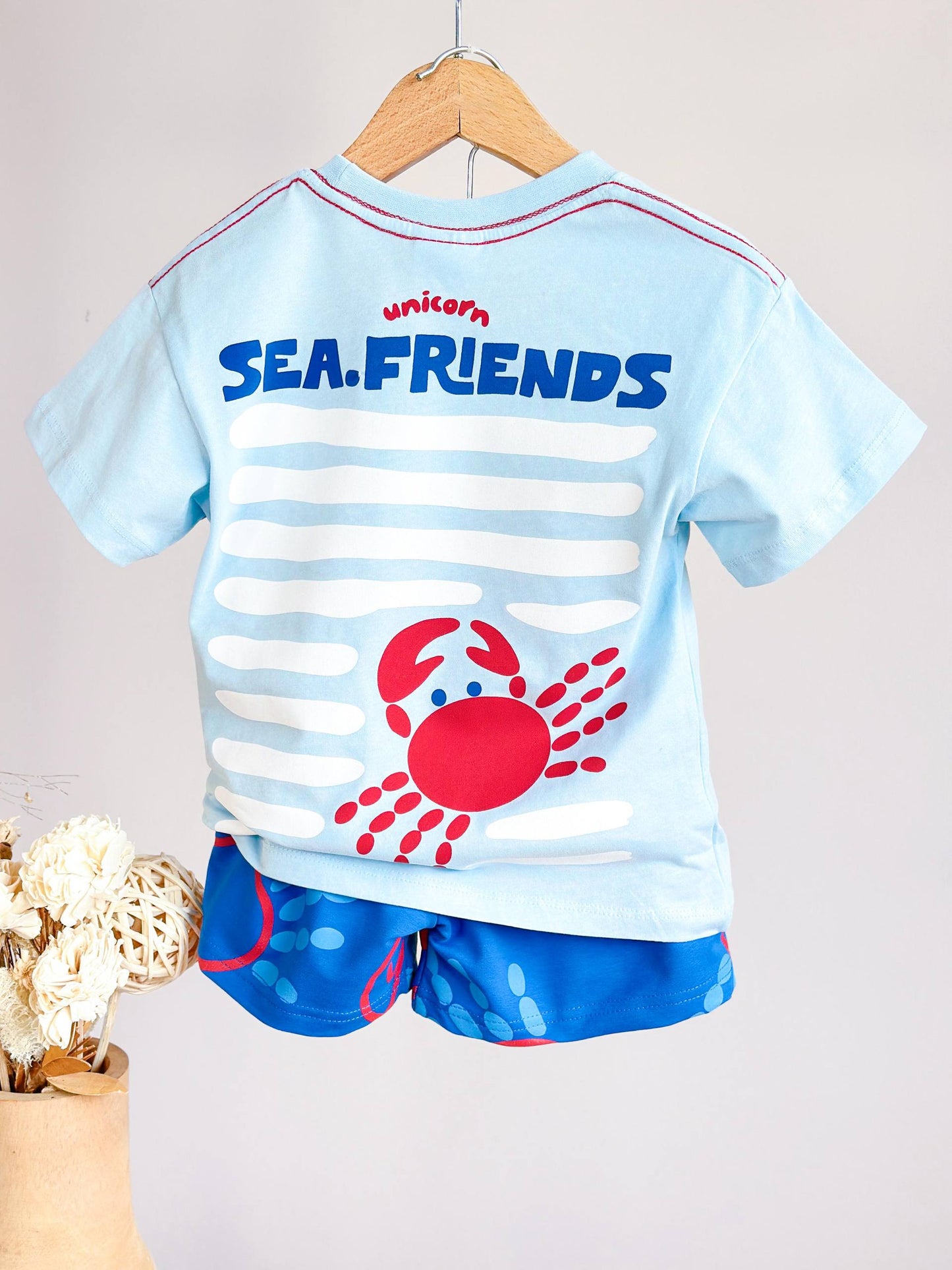 Sea Friends Shorts & Tshirt Set - 2-8Y