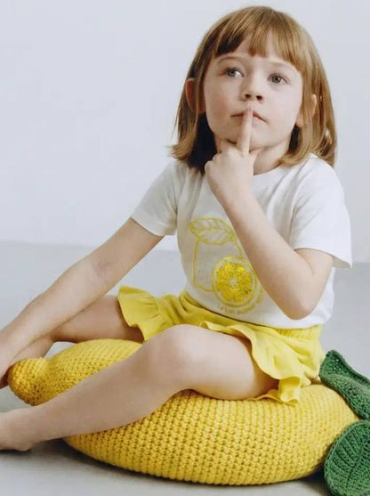 Lemon Vibes Shorts & Tshirt Set - 2-7Y
