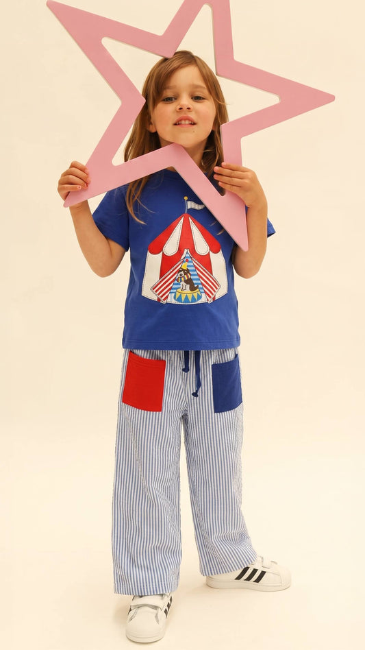Le Cirque Pants & Tshirt Set - 2-8Y