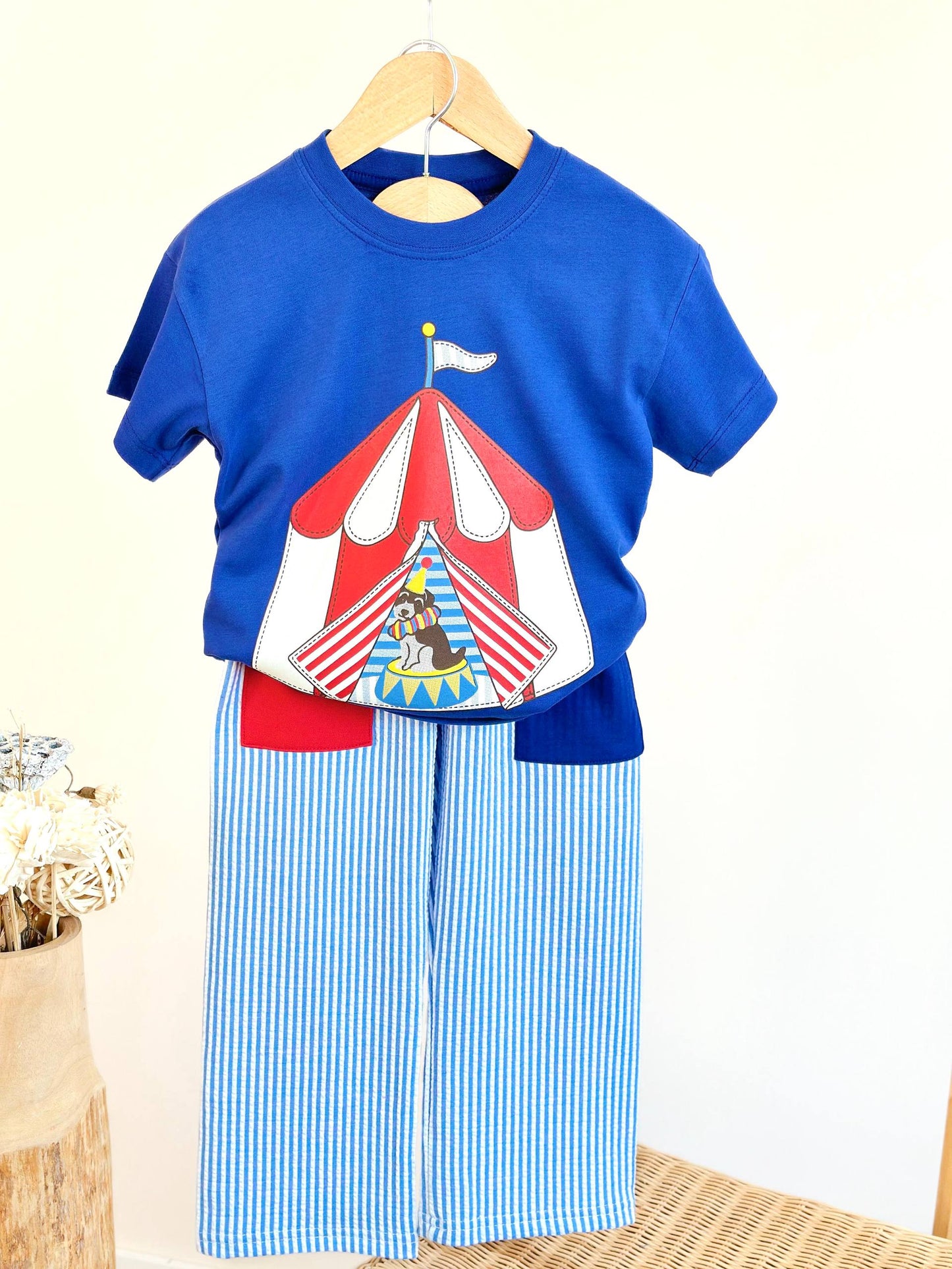 Le Cirque Pants & Tshirt Set - 2-8Y