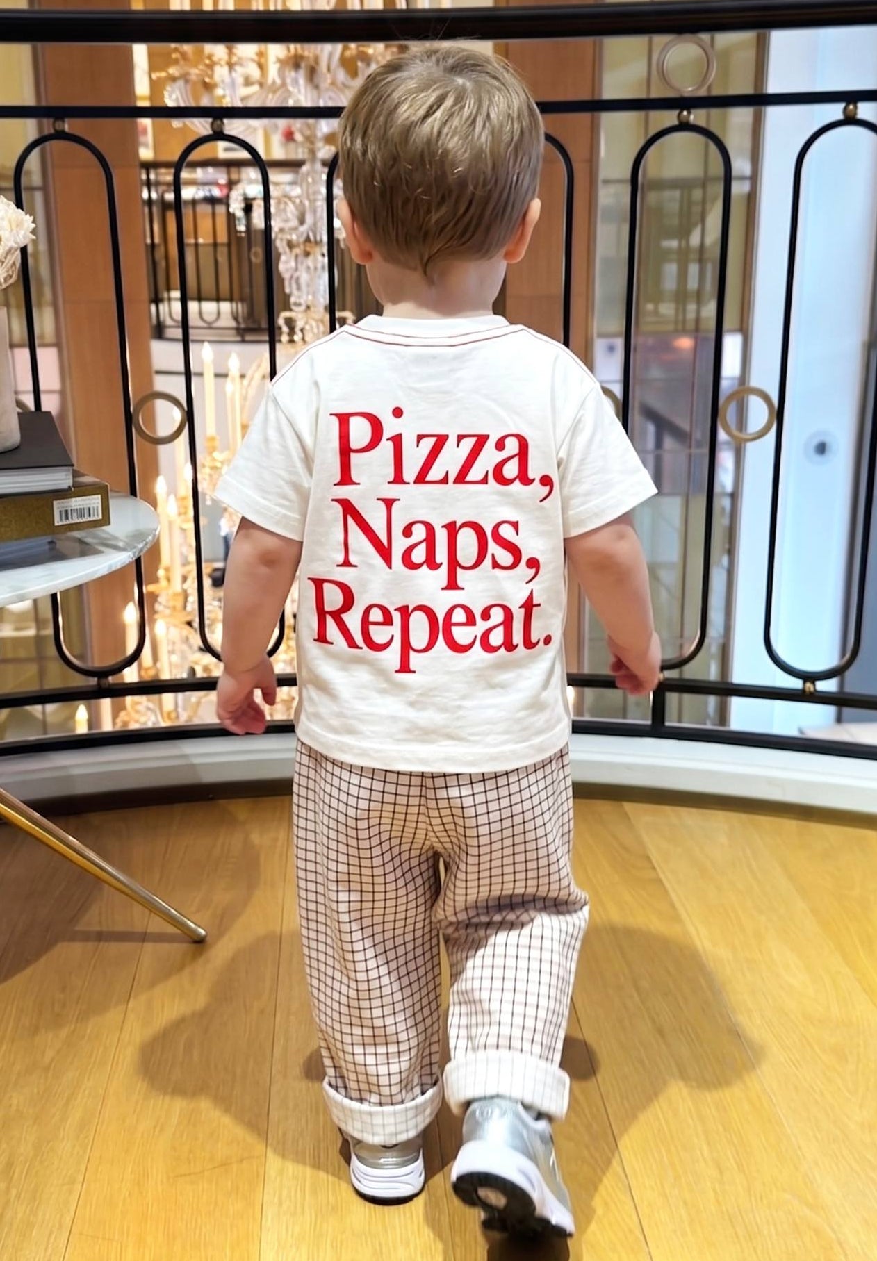 Snacks for Dinner Pants & Tshirt Set - 2-8Y