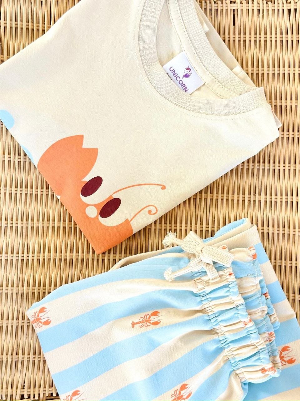 LOBSTER Pants & Tshirt Set - 2-8Y