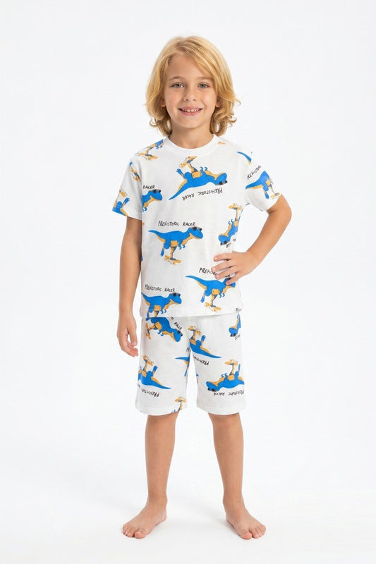 DINOs Shorts & Tshirt Pyjamas - 3-8Y