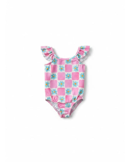Floral 1 Piece Swimsuit - 3-10Y