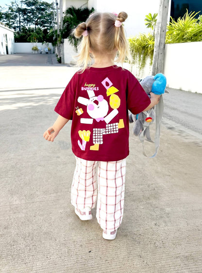 Little Bunnies Pants & Tshirt Set - 2-8Y