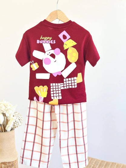 Little Bunnies Pants & Tshirt Set - 2-8Y