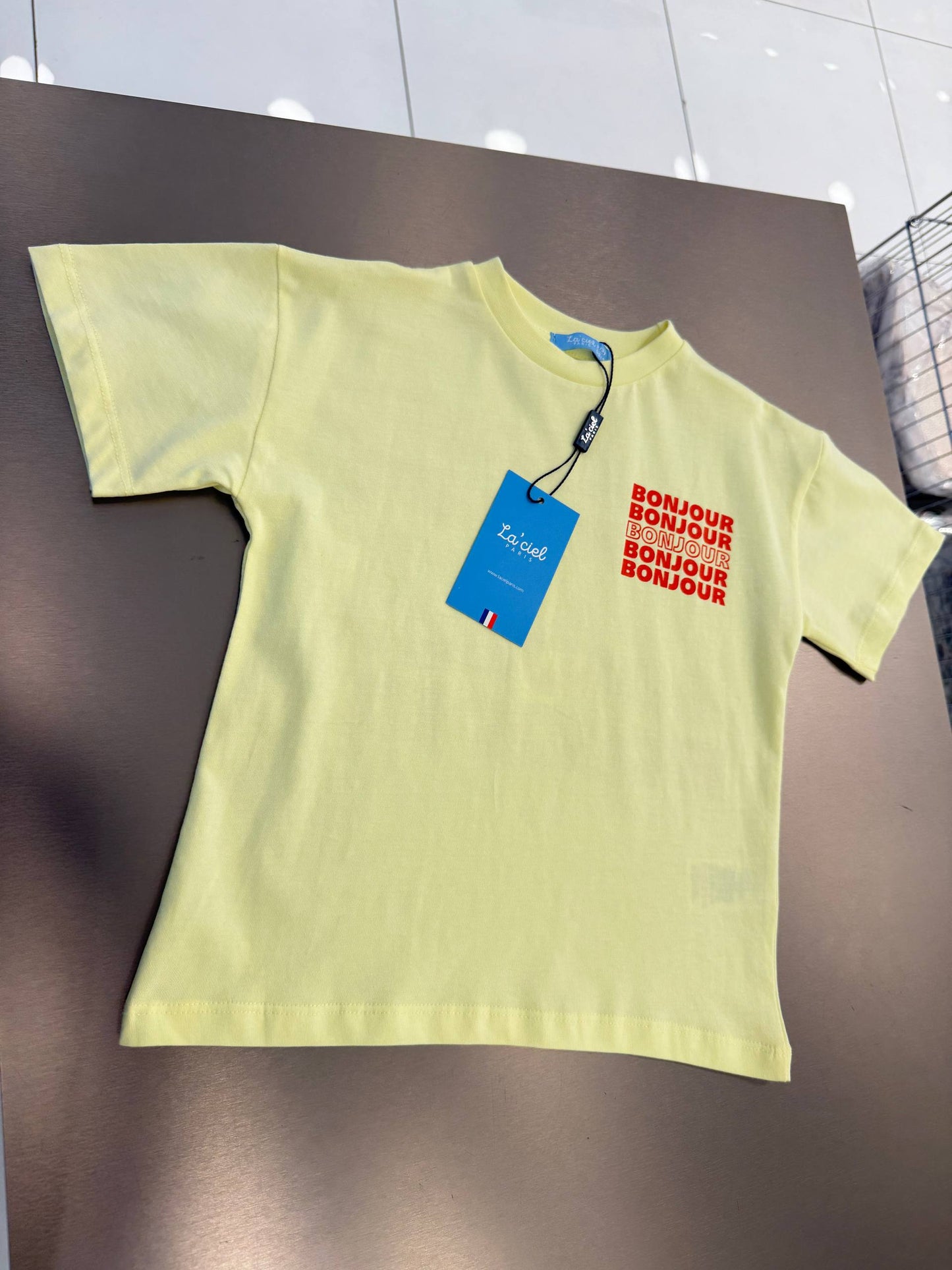 Bonjour Bonjour Tshirt - 2-7Y
