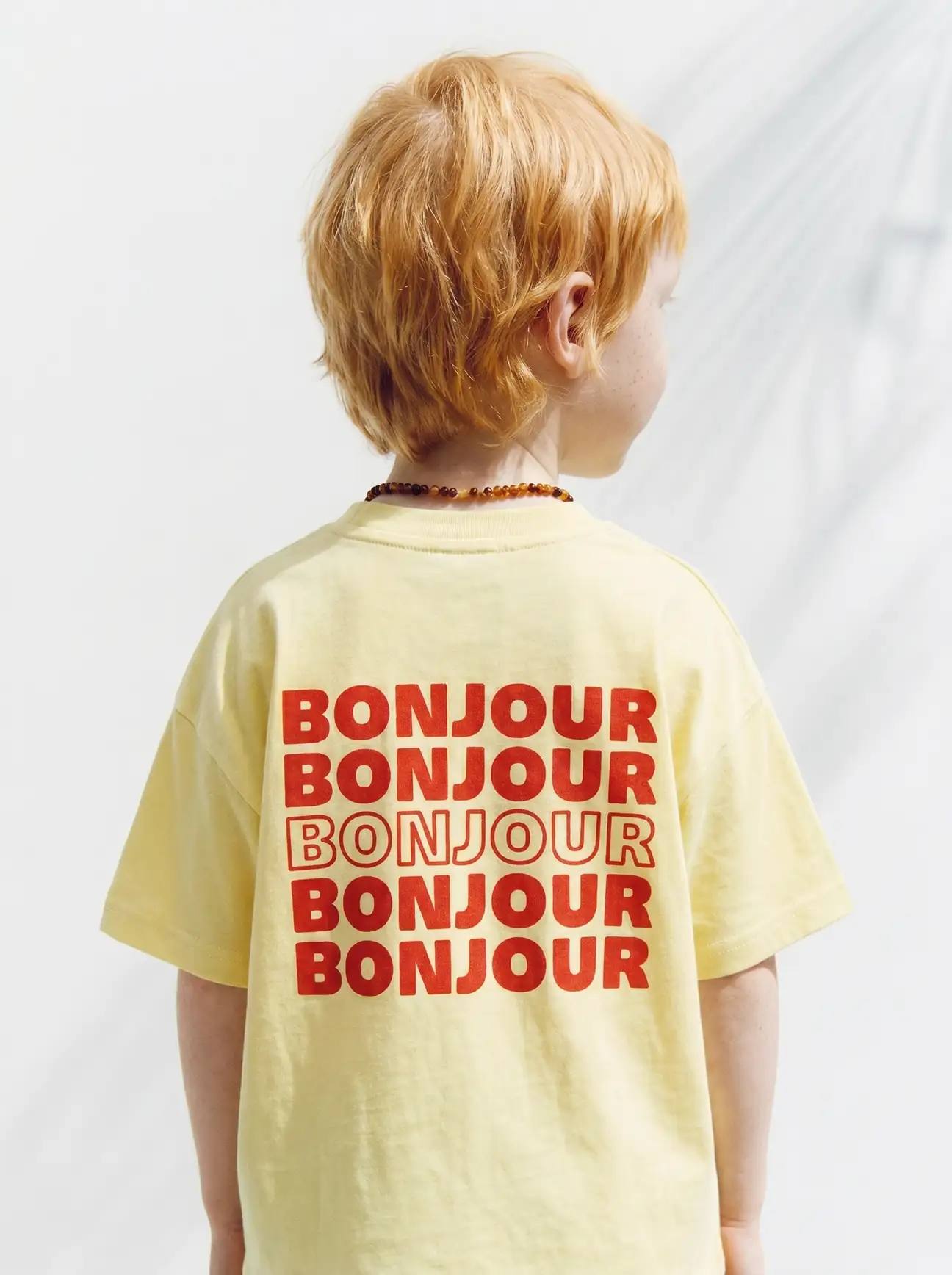 Bonjour Bonjour Tshirt - 2-7Y