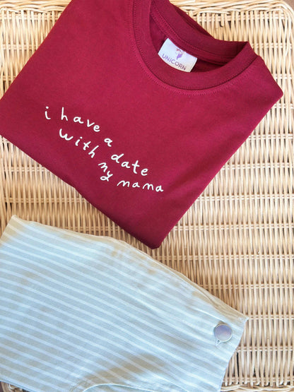 Date with Mama - Pants & Tshirt Set - 2-8Y
