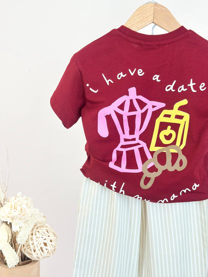 Date with Mama - Pants & Tshirt Set - 2-8Y