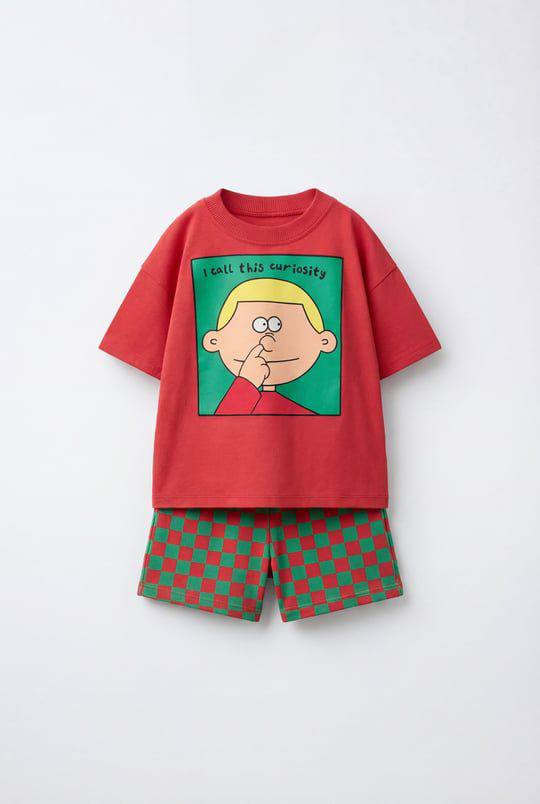 Toothless Smile Shorts & Tshirt Set - 2-8Y