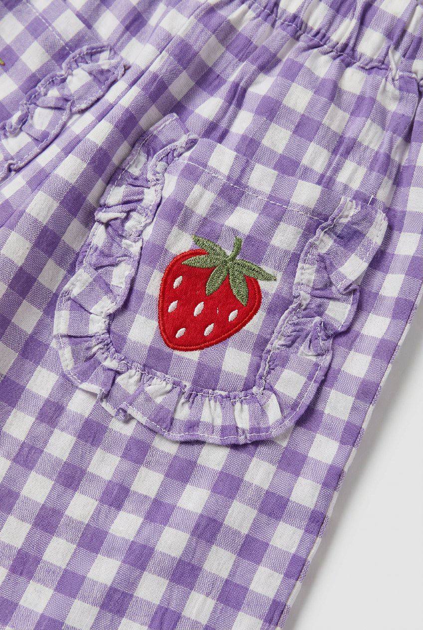 Checkered Purple Pants - 2-8Y
