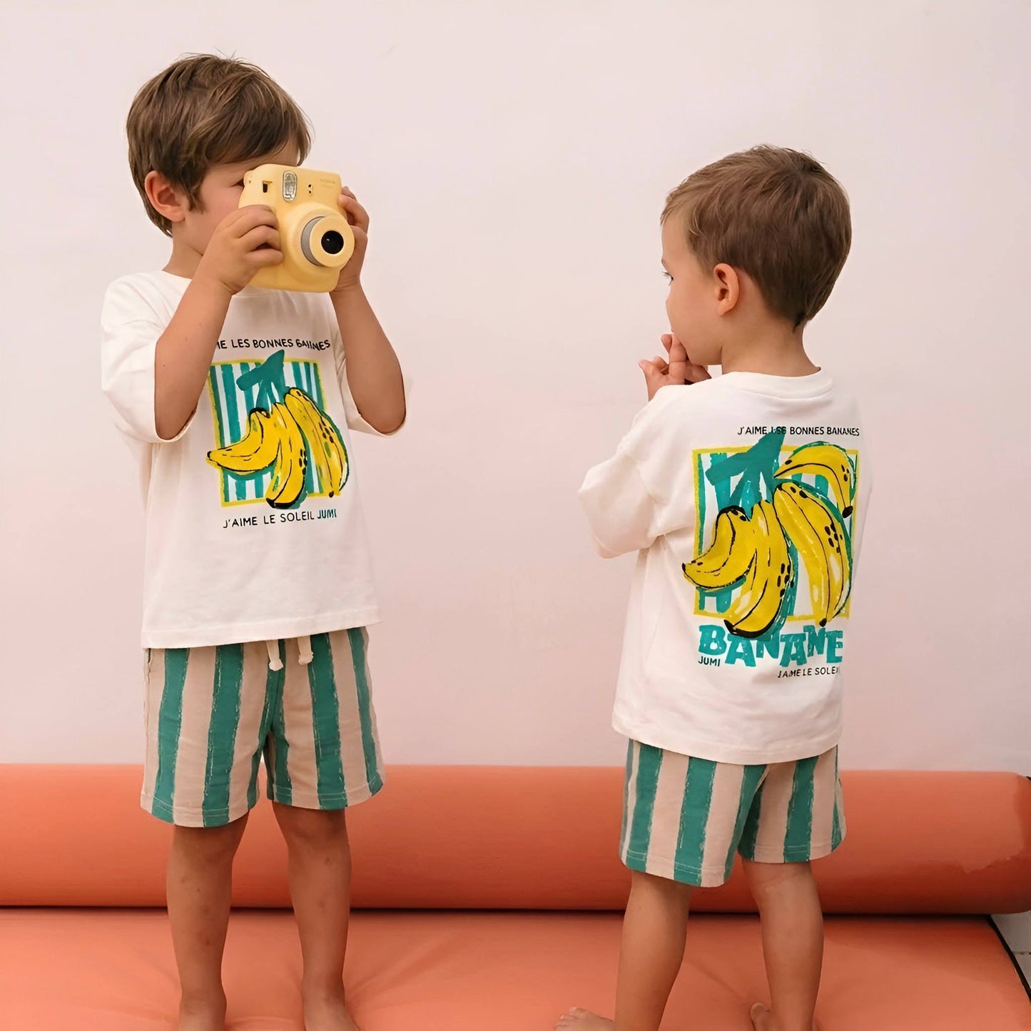 Bananas Shorts & Tshirt Set - 2-8Y