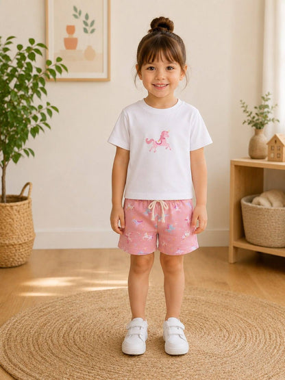 Unicorn Pyjamas - Purple/Pink/Green - 1-5Y