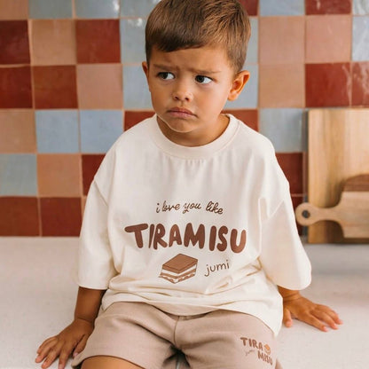 TIRAMISU Shorts & Tshirt Set - 2-8Y