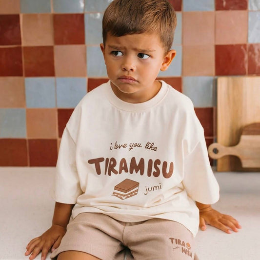 TIRAMISU Shorts & Tshirt Set - 2-8Y