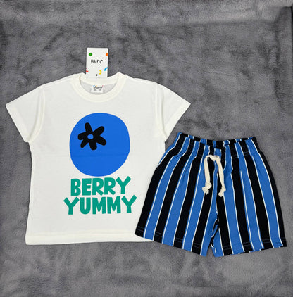 BERRY YUMMY Shorts & Tshirt Set - 2-8Y
