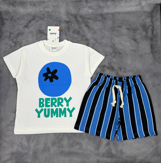 BERRY YUMMY Shorts & Tshirt Set - 2-8Y