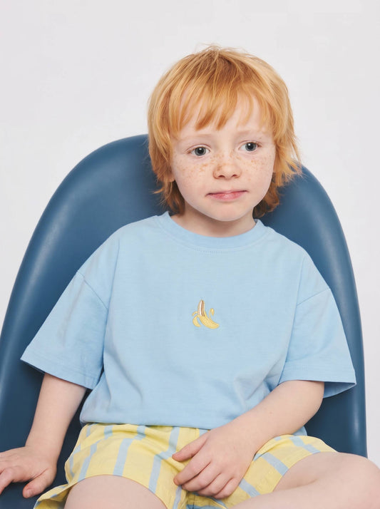 BANANA Striped Shorts & Tshirt Set - 2-7Y