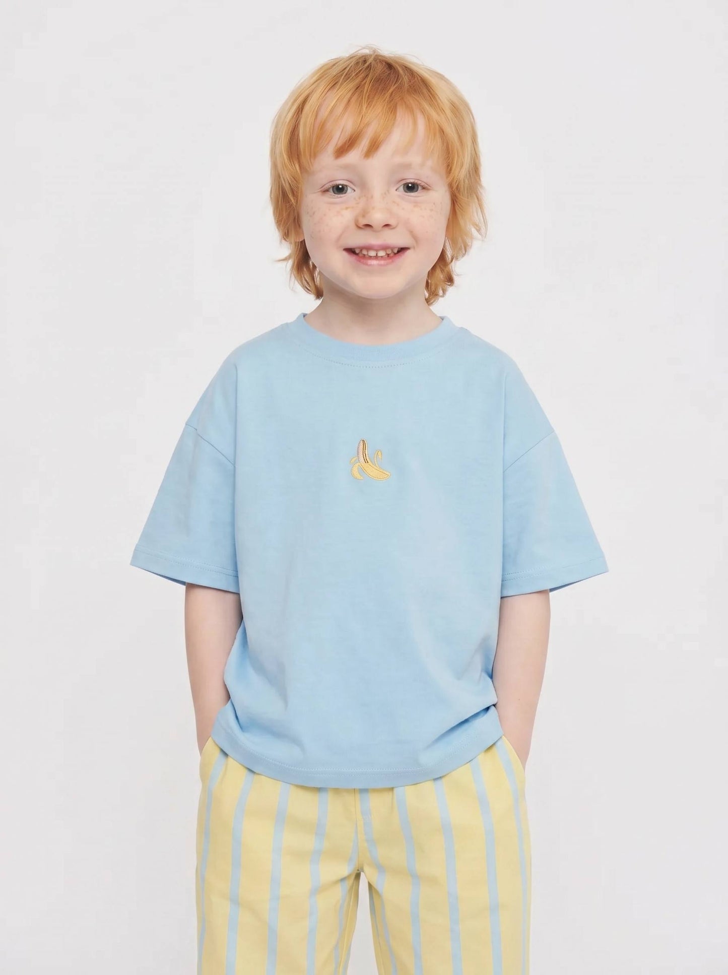 BANANA Striped Pants & Tshirt Set - 2-7Y