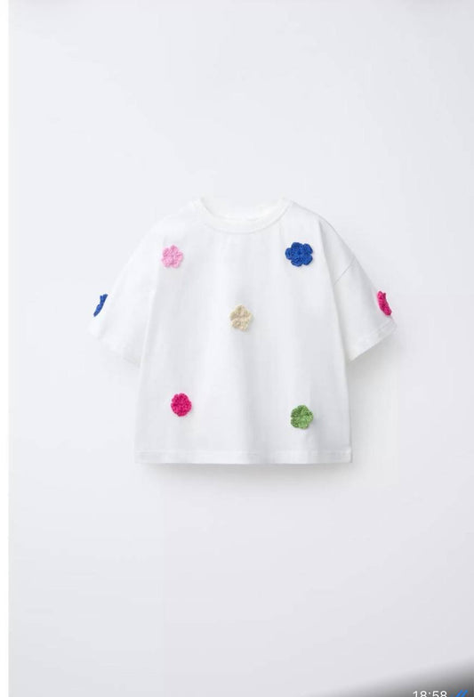 Floral Tshirt - 2-7Y