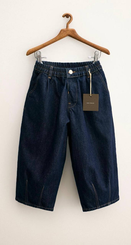 Dark Blue Denim Pants - 2-7Y
