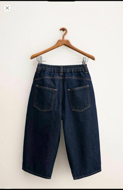 Dark Blue Denim Pants - 2-7Y