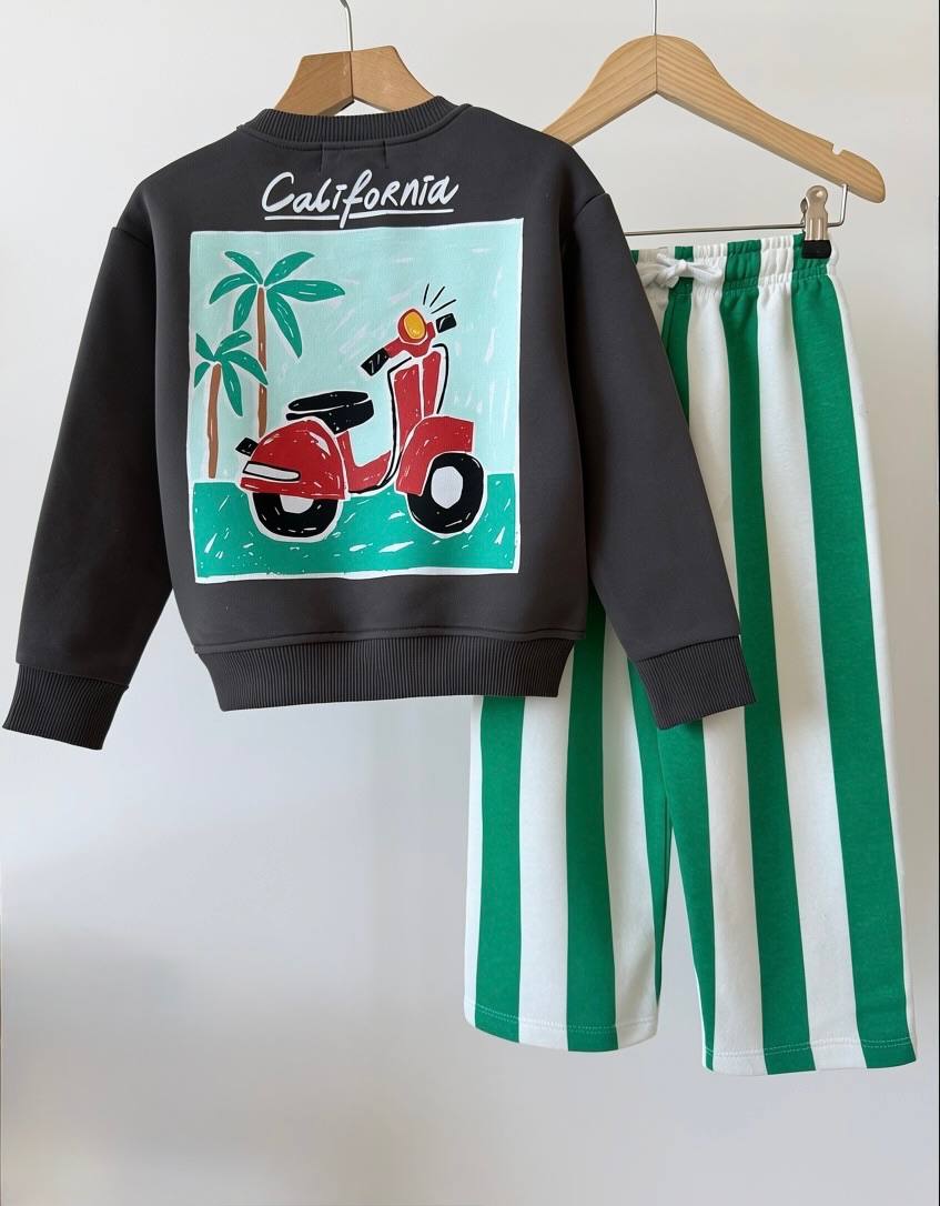 California Pants & Sweater Set - 2-8Y