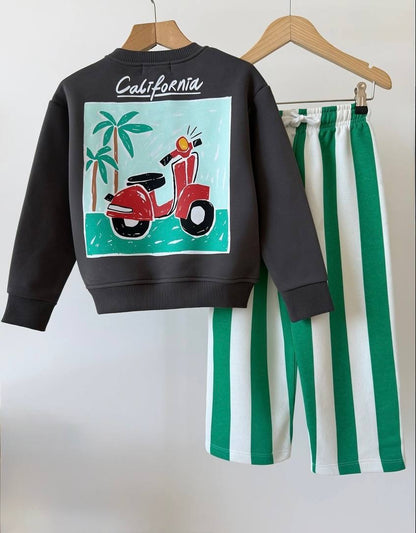 California Pants & Sweater Set - 2-8Y