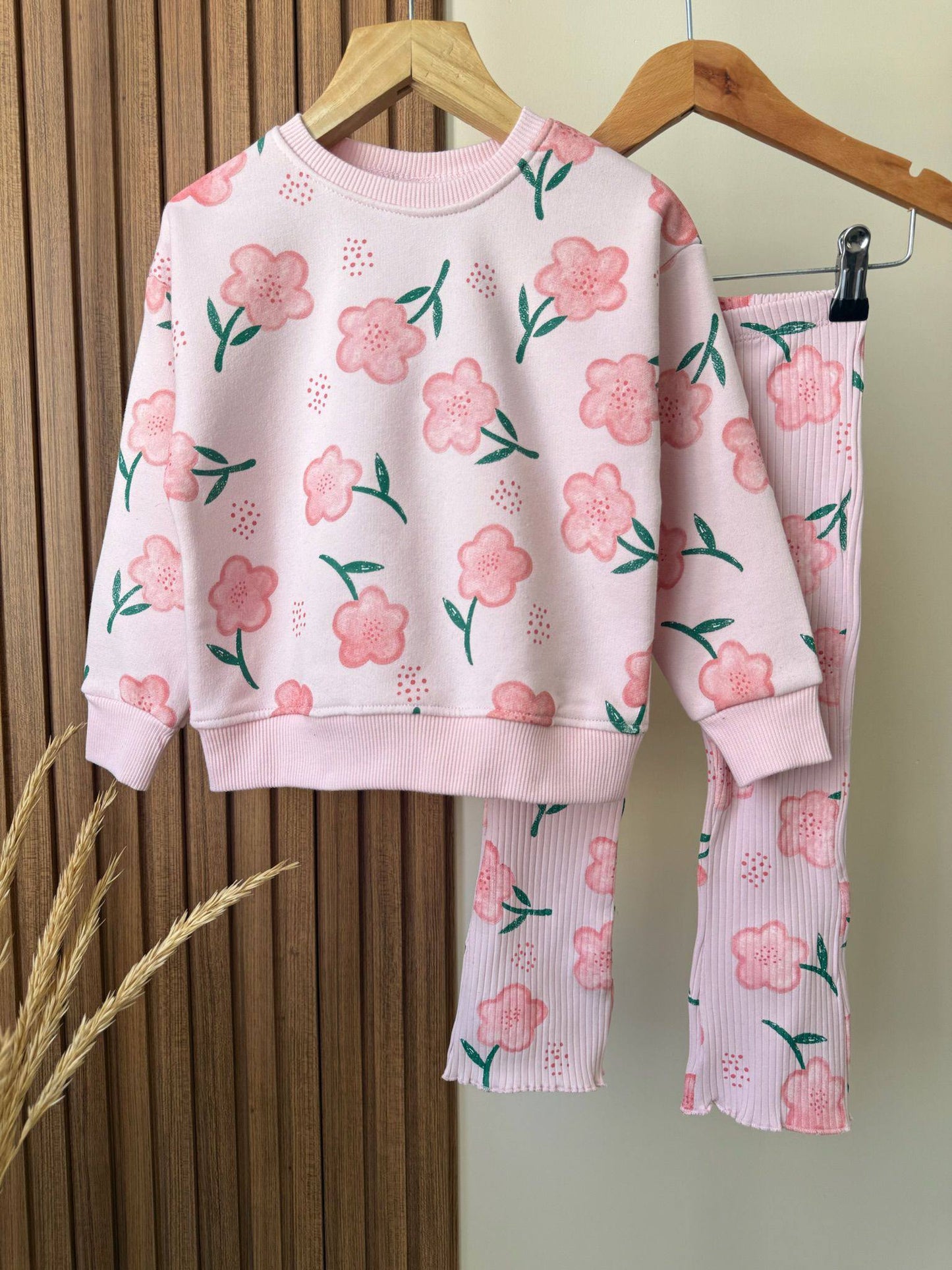 Floral Legging & Sweater Set - 2-8Y