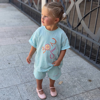BONJOUR Shorts & Tshirt Set - 2-7Y