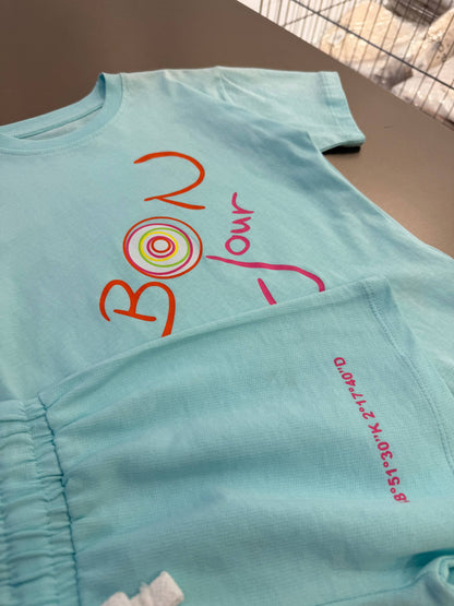 BONJOUR Shorts & Tshirt Set - 2-7Y