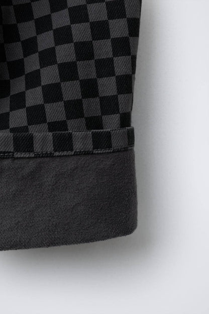 DENIM Balloon Pants - Checkered Black - 2-7Y