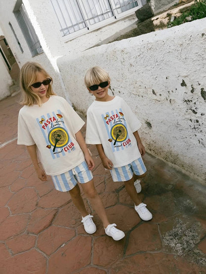 PASTA Club Shorts & Tshirt Set - 2-8Y