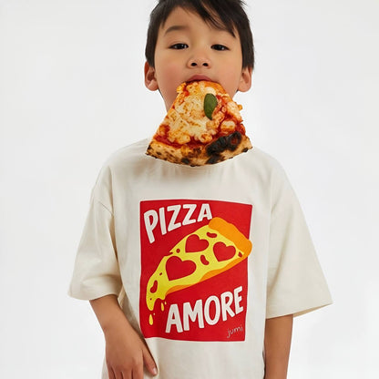 Pizza & More Shorts & Tshirt Set - 2-8Y