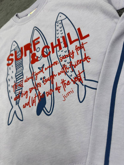 Surf & Chill Shorts & Tshirt Set - 2-8Y