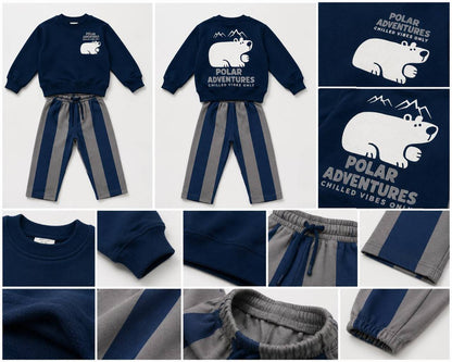Polar Adventures Pants & Sweater Set - 3-10Y