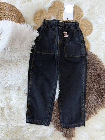 Dark Denim Pants - 18M-6Y
