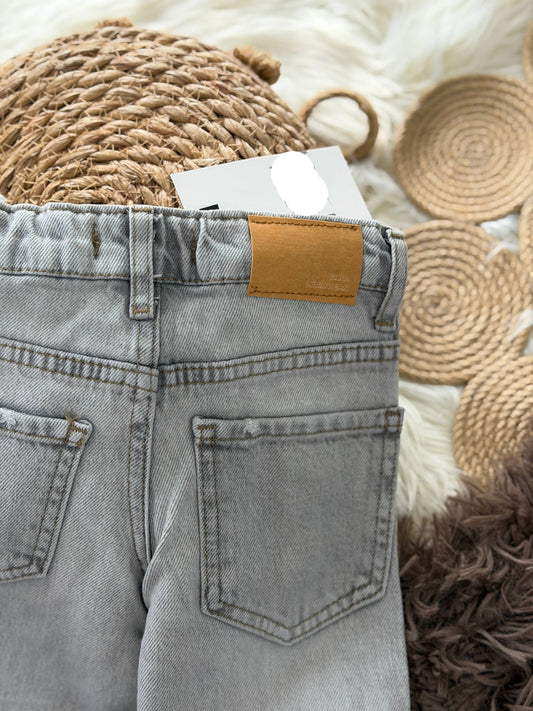 Light Grey Denim Pants - 18M-6Y