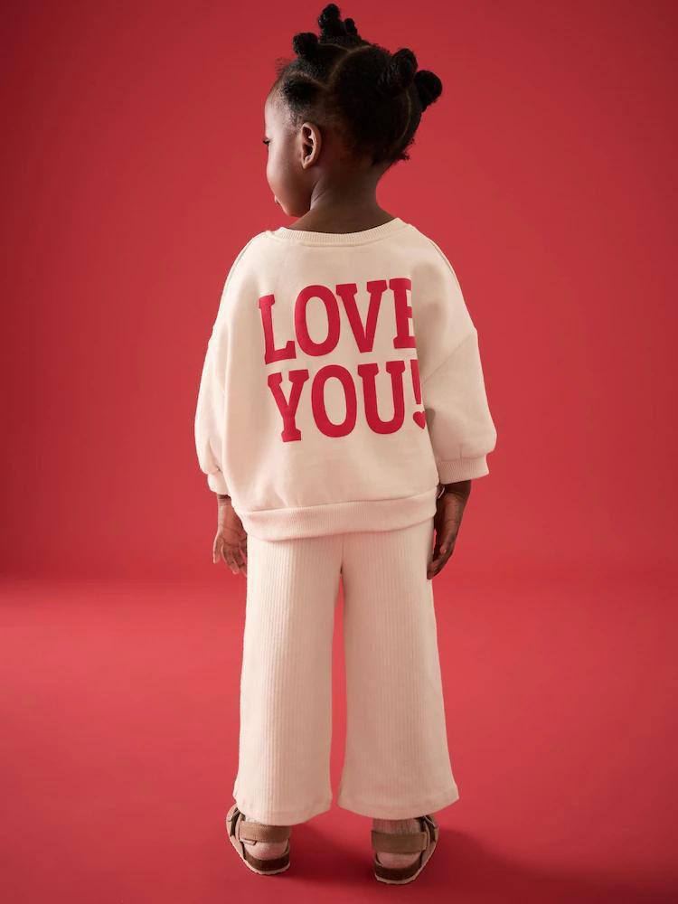 LOVE YOU Legging and Sweater Set - 2-8Y