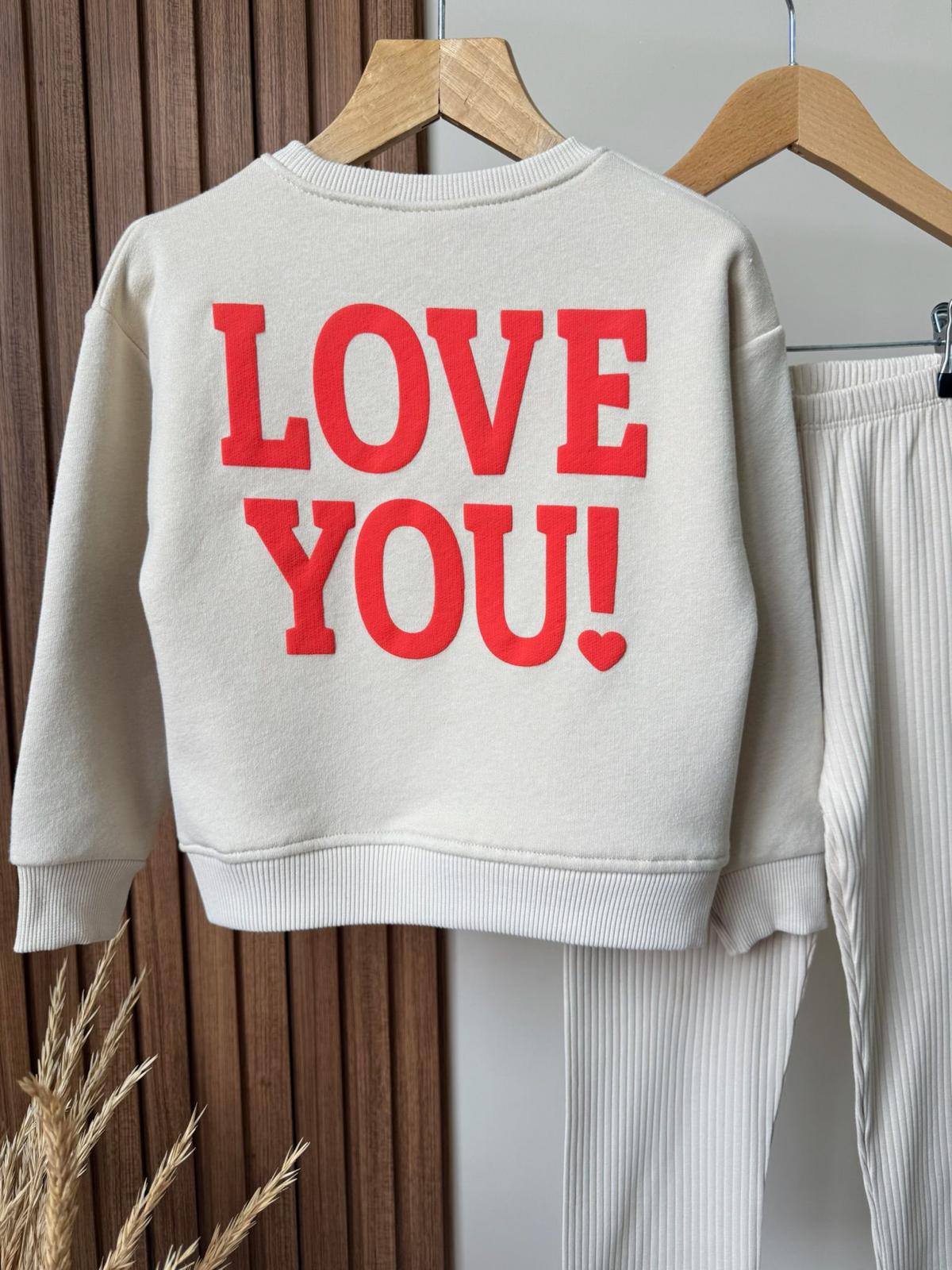LOVE YOU Legging and Sweater Set - 2-8Y